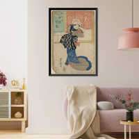 Historic Framed Print, [Japanese Ukiyo-e print] - 425,  17-7/8" x 21-7/8"