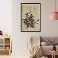 Historic Framed Print, [Japanese Ukiyo-e print] - 433,  17-7/8" x 21-7/8"