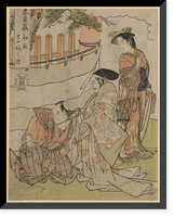 Historic Framed Print, [Japanese Ukiyo-e print] - 482,  17-7/8" x 21-7/8"