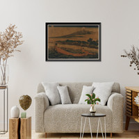 Historic Framed Print, [Japanese Ukiyo-e print] - 529,  17-7/8" x 21-7/8"