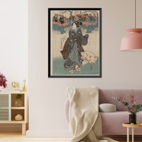 Japanese Ukiyo-e print - 530, Antique Wall Art