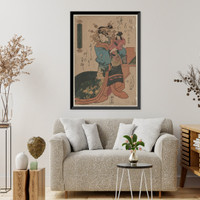 Historic Framed Print, [Japanese Ukiyo-e print] - 619,  17-7/8" x 21-7/8"