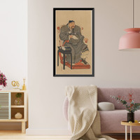 Historic Framed Print, [Japanese Ukiyo-e print] - 641,  17-7/8" x 21-7/8"