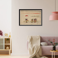 Japanese Ukiyo-e print - 676 Classic, Antique Poster