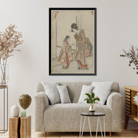 Historic Framed Print, [Japanese Ukiyo-e print] - 700,  17-7/8" x 21-7/8"