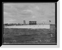 Historic Framed Print, Herreshoff steam yacht Vamose [sic],  17-7/8" x 21-7/8"