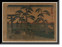 Historic Framed Print, [Japanese Ukiyo-e print] - 739,  17-7/8" x 21-7/8"