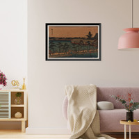 Historic Framed Print, [Japanese Ukiyo-e print] - 782,  17-7/8" x 21-7/8"