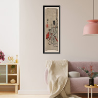 Historic Framed Print, [Japanese Ukiyo-e print] - 791,  17-7/8" x 21-7/8"