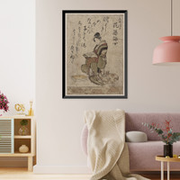 Japanese Ukiyo-e print - 815, Vintage Wall Art