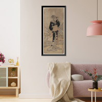 Historic Framed Print, [Japanese Ukiyo-e print] - 822,  17-7/8" x 21-7/8"