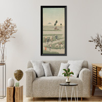 Historic Framed Print, [Japanese Ukiyo-e print] - 832,  17-7/8" x 21-7/8"