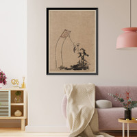 Historic Framed Print, [Japanese Ukiyo-e print] - 833,  17-7/8" x 21-7/8"