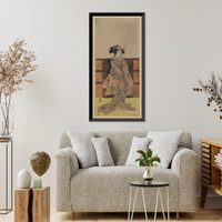 Historic Framed Print, [Japanese Ukiyo-e print] - 863,  17-7/8" x 21-7/8"