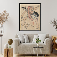 Historic Framed Print, [Japanese Ukiyo-e print] - 950,  17-7/8" x 21-7/8"