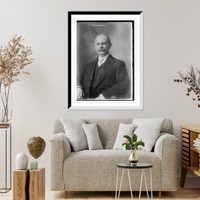 Historic Framed Print, C.P. Grandfield, portrait bust,  17-7/8" x 21-7/8"