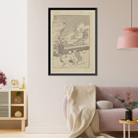 Historic Framed Print, [Japanese Ukiyo-e print] - 967,  17-7/8" x 21-7/8"