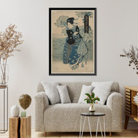 Historic Framed Print, [Japanese Ukiyo-e print] - 997,  17-7/8" x 21-7/8"