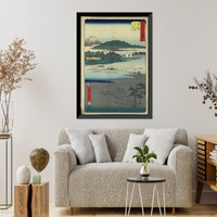 Historic Framed Print, [Japanese Ukiyo-e print] - 1061,  17-7/8" x 21-7/8"