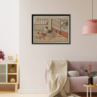 Historic Framed Print, [Japanese Ukiyo-e print] - 1080,  17-7/8" x 21-7/8"