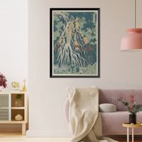 Historic Framed Print, [Japanese Ukiyo-e print] - 1084,  17-7/8" x 21-7/8"