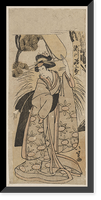 Historic Framed Print, [Japanese Ukiyo-e print] - 1094,  17-7/8" x 21-7/8"