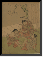 Historic Framed Print, [Japanese Ukiyo-e print] - 1109,  17-7/8" x 21-7/8"