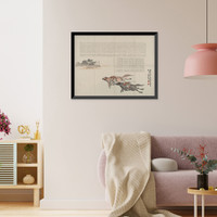 Historic Framed Print, [Japanese Ukiyo-e print] - 1116,  17-7/8" x 21-7/8"