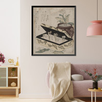 Historic Framed Print, [Japanese Ukiyo-e print] - 1130,  17-7/8" x 21-7/8"