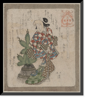 Historic Framed Print, [Japanese Ukiyo-e print] - 1140,  17-7/8" x 21-7/8"