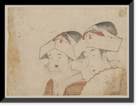 Historic Framed Print, [Japanese Ukiyo-e print] - 1142,  17-7/8" x 21-7/8"