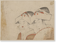 Historic Framed Print, [Japanese Ukiyo-e print] - 1142,  17-7/8" x 21-7/8"