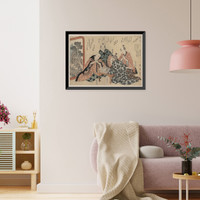 Historic Framed Print, [Japanese Ukiyo-e print] - 1143,  17-7/8" x 21-7/8"