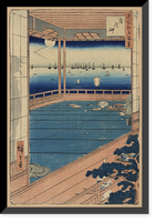 Historic Framed Print, [Japanese Ukiyo-e print] - 1209,  17-7/8" x 21-7/8"
