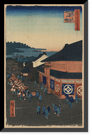 Historic Framed Print, [Japanese Ukiyo-e print] - 1210,  17-7/8" x 21-7/8"