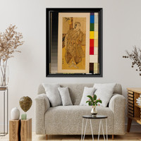 Historic Framed Print, [Japanese Ukiyo-e print] - 1223,  17-7/8" x 21-7/8"