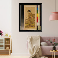 Historic Framed Print, [Japanese Ukiyo-e print] - 1226,  17-7/8" x 21-7/8"