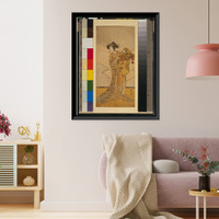 Historic Framed Print, [Japanese Ukiyo-e print] - 1227,  17-7/8" x 21-7/8"