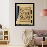 Historic Framed Print, [Japanese Ukiyo-e print] - 1234,  17-7/8" x 21-7/8"