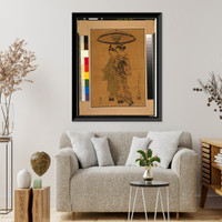 Historic Framed Print, [Japanese Ukiyo-e print] - 1238,  17-7/8" x 21-7/8"