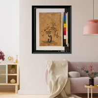 Historic Framed Print, [Japanese Ukiyo-e print] - 1252,  17-7/8" x 21-7/8"