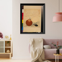Historic Framed Print, [Japanese Ukiyo-e print] - 1263,  17-7/8" x 21-7/8"
