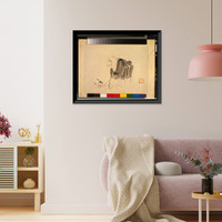 Historic Framed Print, [Japanese Ukiyo-e print] - 1269,  17-7/8" x 21-7/8"