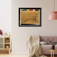 Historic Framed Print, [Japanese Ukiyo-e print] - 1272,  17-7/8" x 21-7/8"