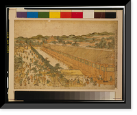 Historic Framed Print, [Japanese Ukiyo-e print] - 1282,  17-7/8" x 21-7/8"