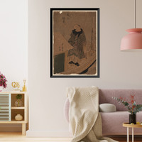 Historic Framed Print, [Japanese Ukiyo-e print] - 1309,  17-7/8" x 21-7/8"