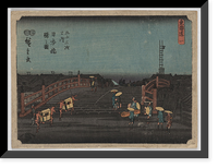 Historic Framed Print, [Japanese Ukiyo-e print] - 1382,  17-7/8" x 21-7/8"