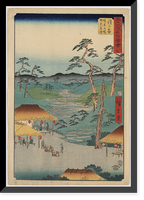 Historic Framed Print, [Japanese Ukiyo-e print] - 1436,  17-7/8" x 21-7/8"