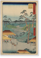 Historic Framed Print, [Japanese Ukiyo-e print] - 1436,  17-7/8" x 21-7/8"