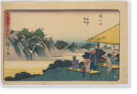 Historic Framed Print, [Japanese Ukiyo-e print] - 1444,  17-7/8" x 21-7/8"